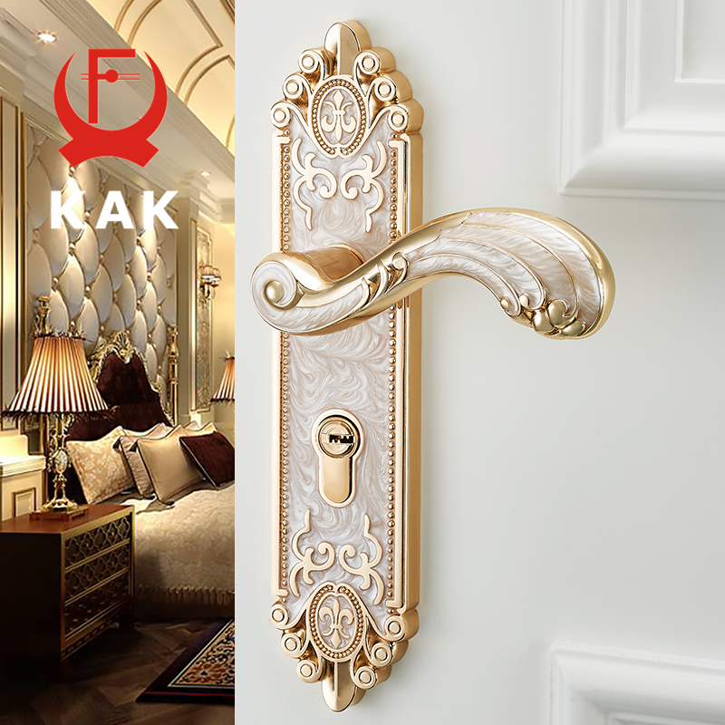 Furniture Hardware Latch - KAK European Style Mute Room Door