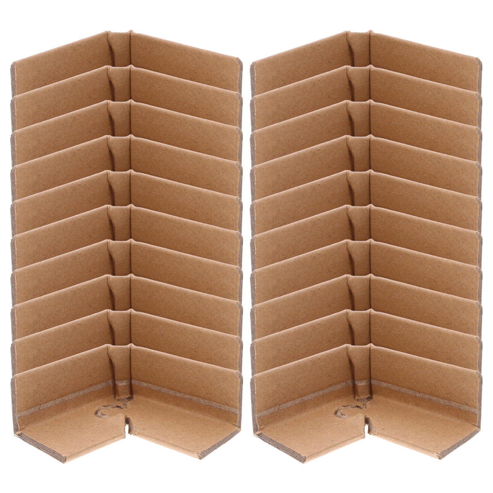 Furniture Hardware Latch - 20Pcs Reinforced Paper Corner Protectors Lock-Clip