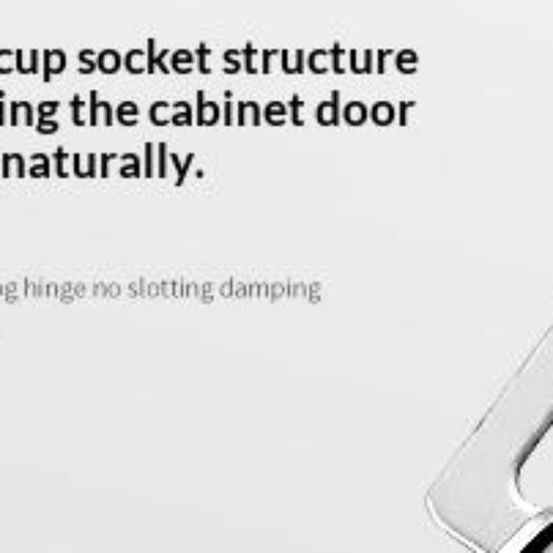 Furniture And Hardware Supplies - 2Pcs Stainless Concealed Kitchen Cabinet Hinges