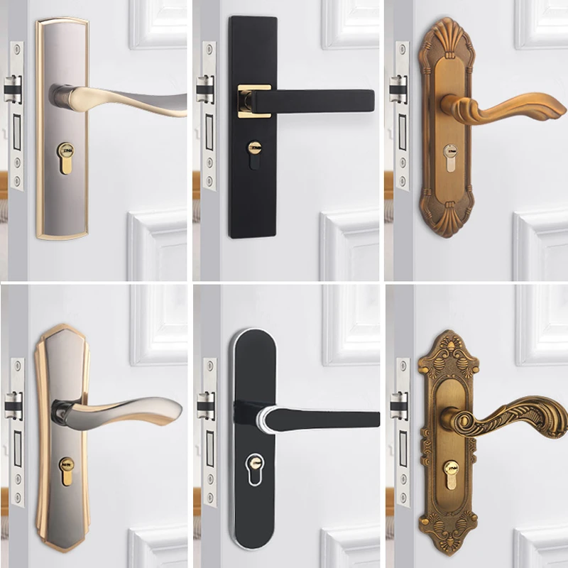 Bedroom Wooden Door Lock Set H – Furniture Hardware Latch Bewertung und Preis