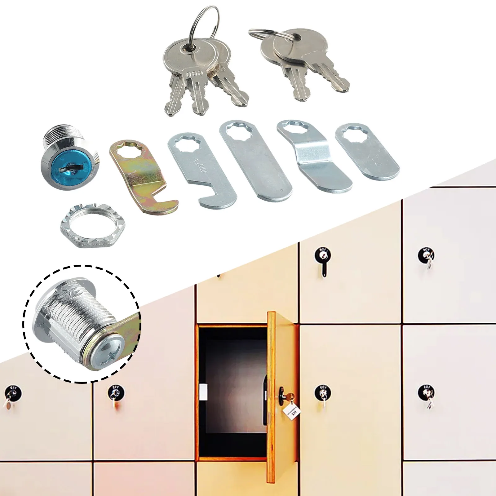 16/30mm Cam Lock Set Door Cabi – Furniture Hardware Cam Lock Bewertung und Preis