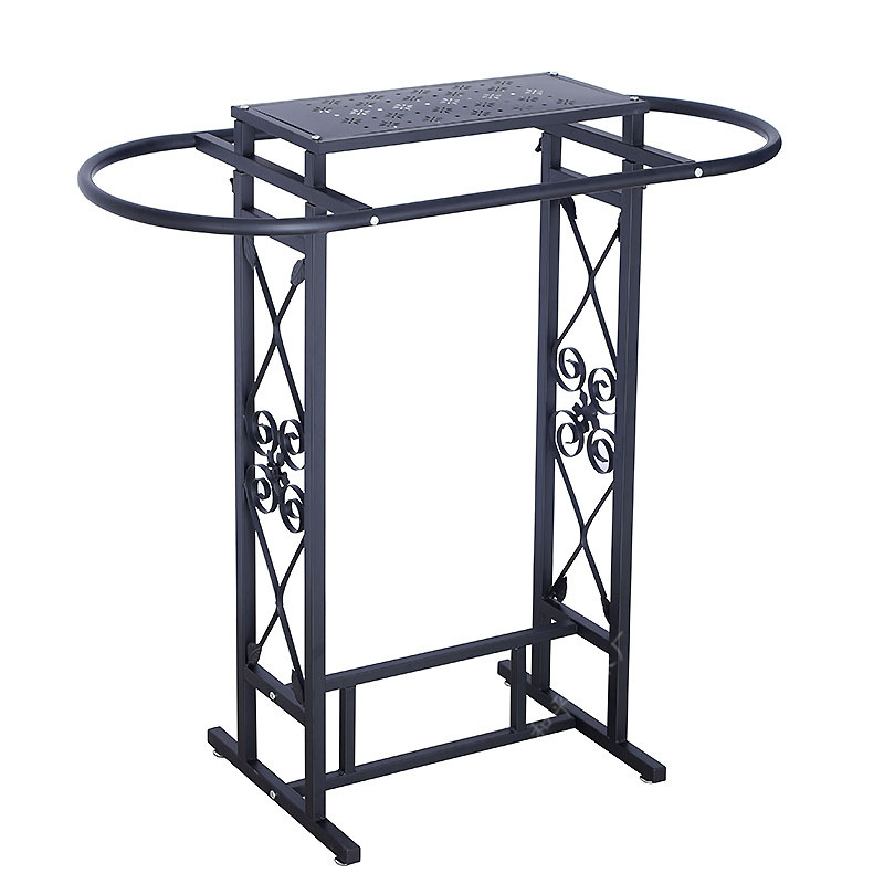 Iron Clothing Store Oval Shelf – Furniture Hardware Store Bewertung und Preis