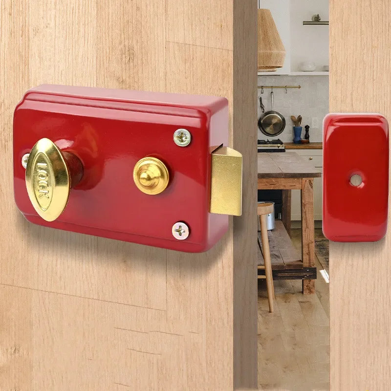 Exterior Door Retro Red Locks  – Furniture Hardware Bewertung und Preis