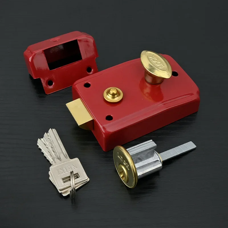Exterior Door Retro Red Locks  – Furniture Hardware Bewertung und Preis