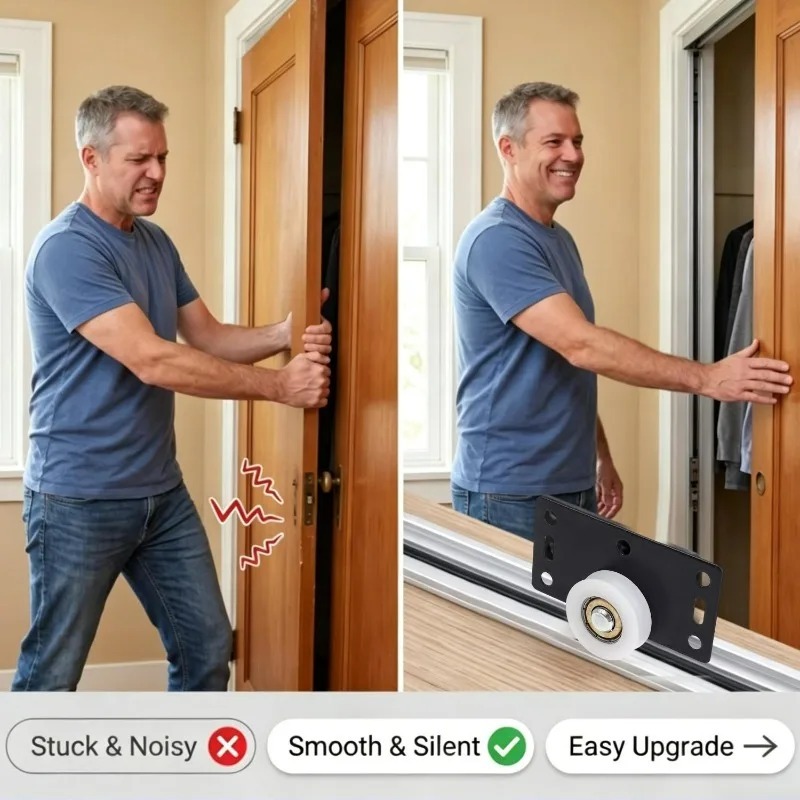 Silent Sliding Door Roller Nyl – Furniture And Hardware Supplies Bewertung und Preis