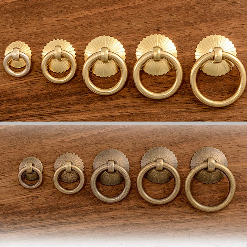 Vintage Brass Cabinet Ring Kno – Furniture Hardware Latch Bewertung und Preis