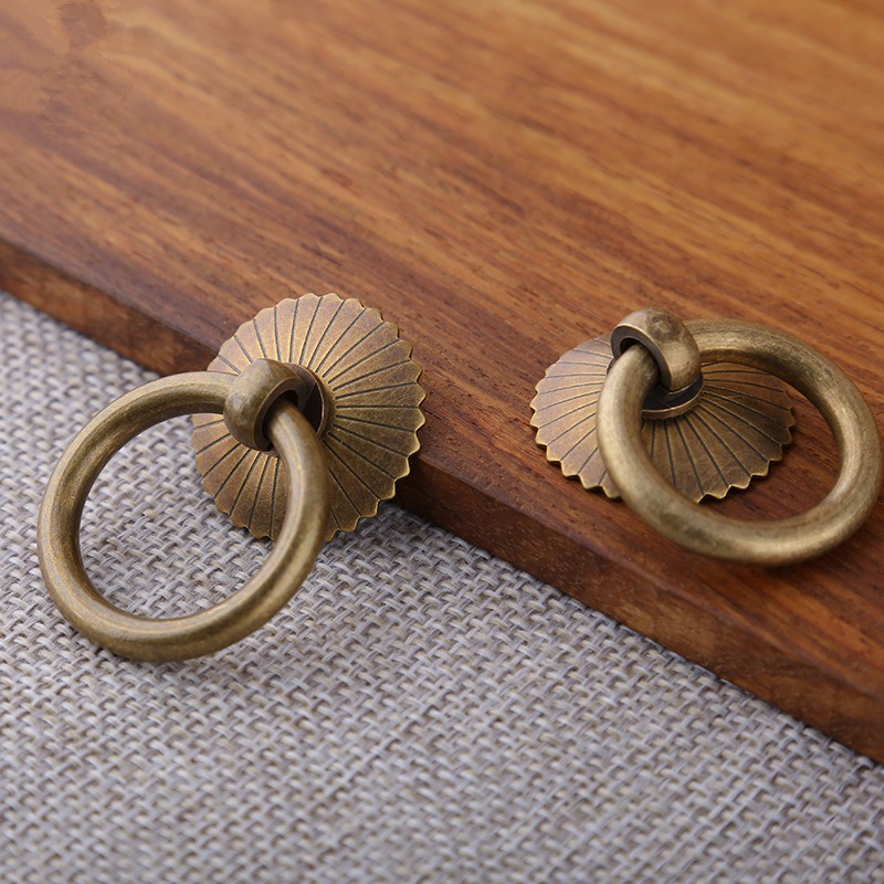Vintage Brass Cabinet Ring Kno – Furniture Hardware Latch Bewertung und Preis