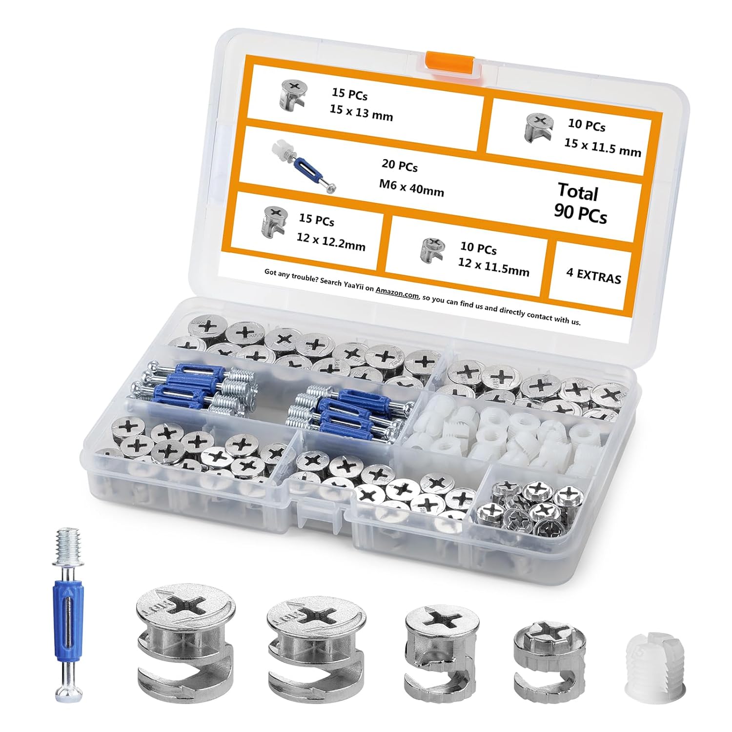 90 Pcs Furniture Cam Locks wit – Furniture Hardware Cam Lock Bewertung und Preis