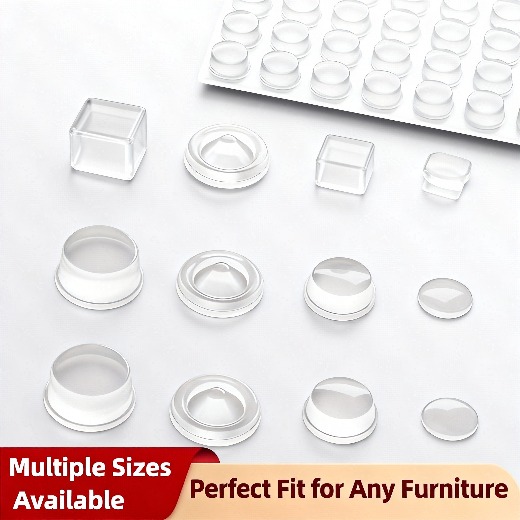 Silicone cabinet bumpers Rubbe – Furniture Hardware Latch Bewertung und Preis