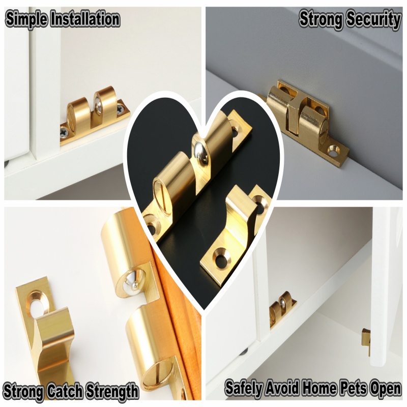3/6pcs Cabinet Closet Door Bal – Furniture Hardware Latch Bewertung und Preis