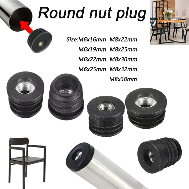 4/8/12PCS Round Nut Hole Plug  – Furniture Hardware Connectors Bewertung und Preis