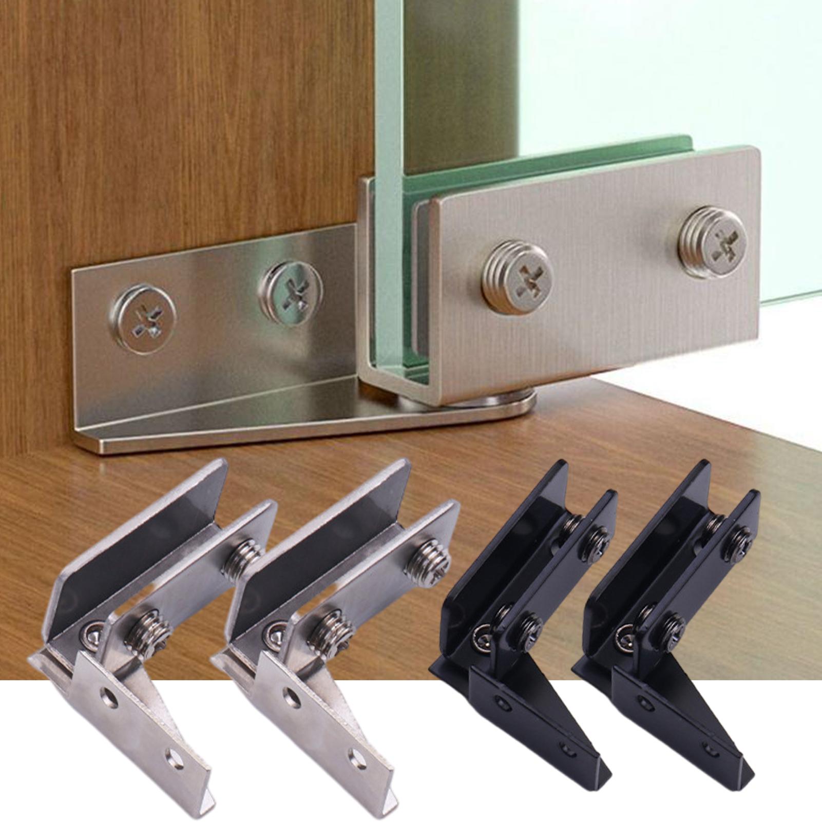 2pcs Non-Perforated Glass Door – Furniture Rotating Hardware Bewertung und Preis