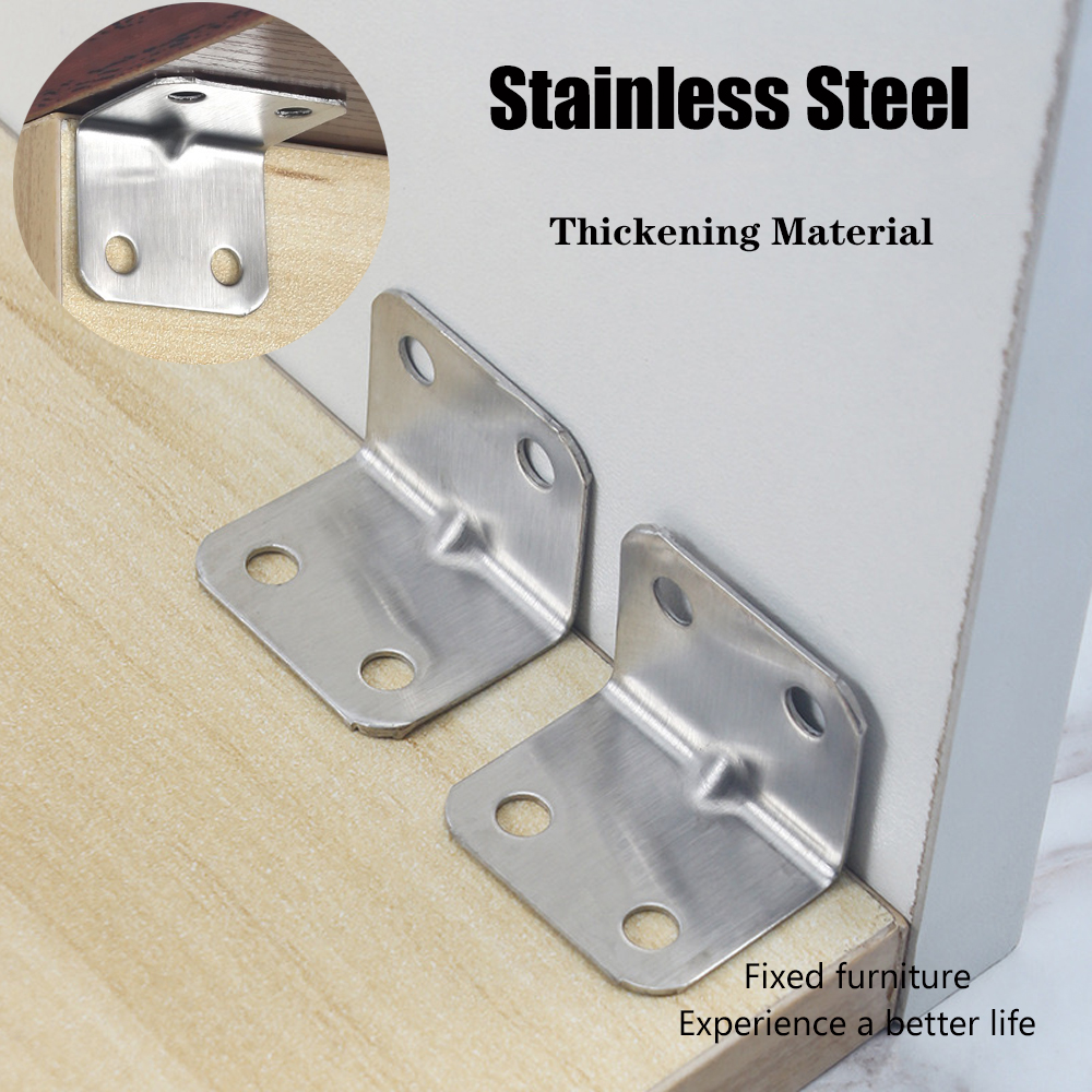 Stainless steel L-shaped corne – Furniture Hardware Connectors Bewertung und Preis