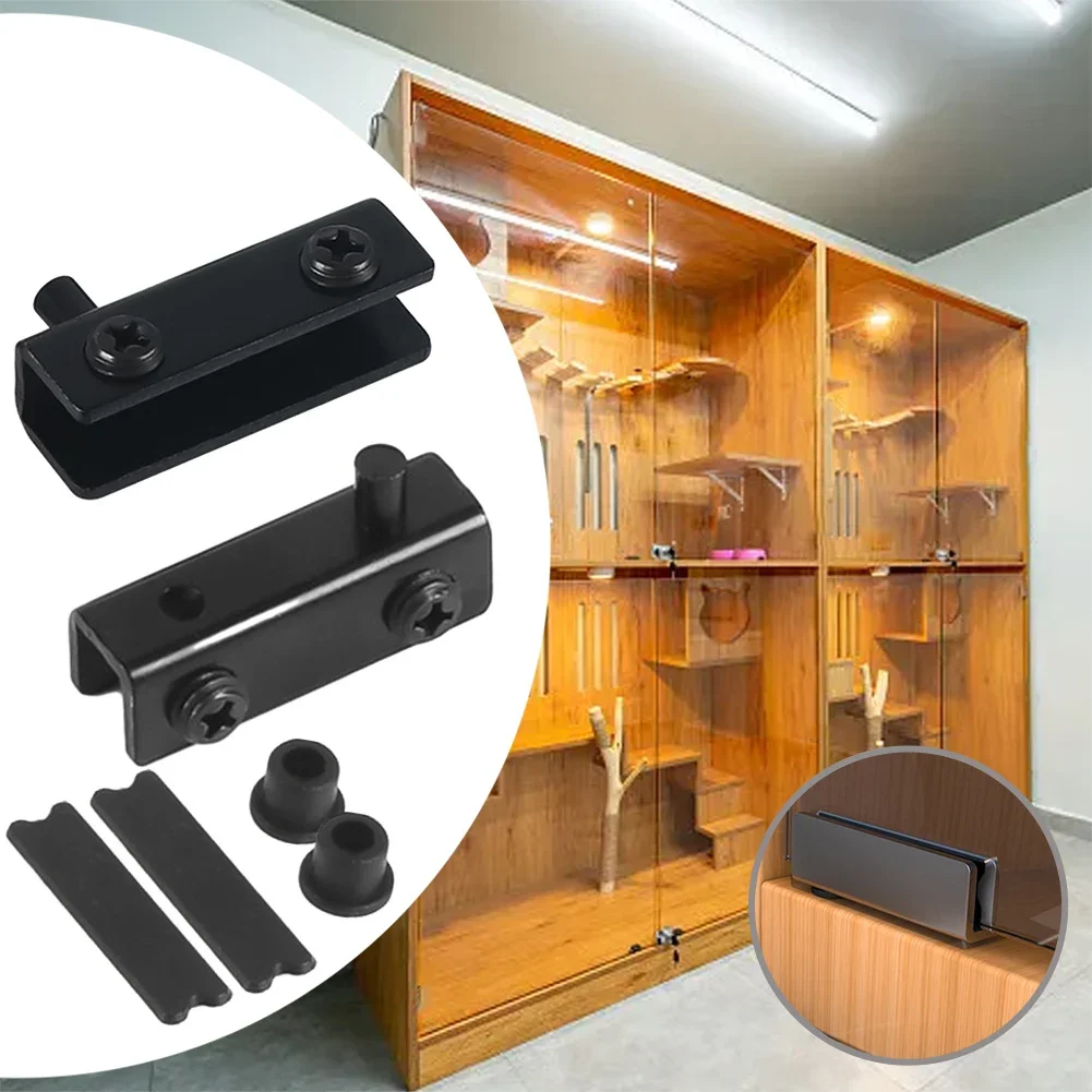 2Pcs Glass Pivot Hinge Rotatio – Furniture Rotating Hardware Bewertung und Preis
