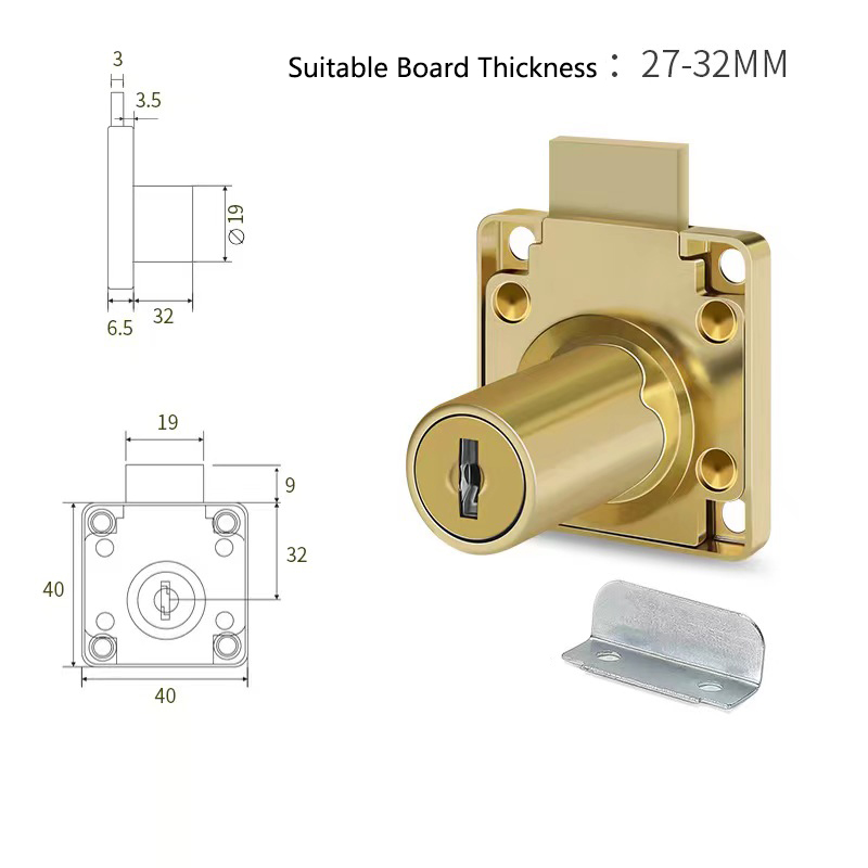 Yutoko High-grade Desk Drawer  – Furniture Hardware Latch Bewertung und Preis